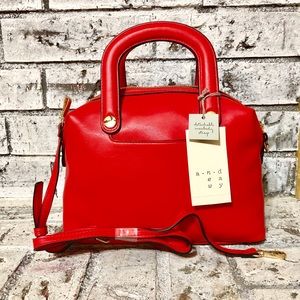 NWT Faux Leather Handbag